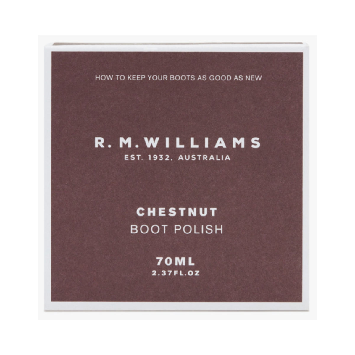 R.M. Williams Stockmans Boot Polish - Chestnut Brown