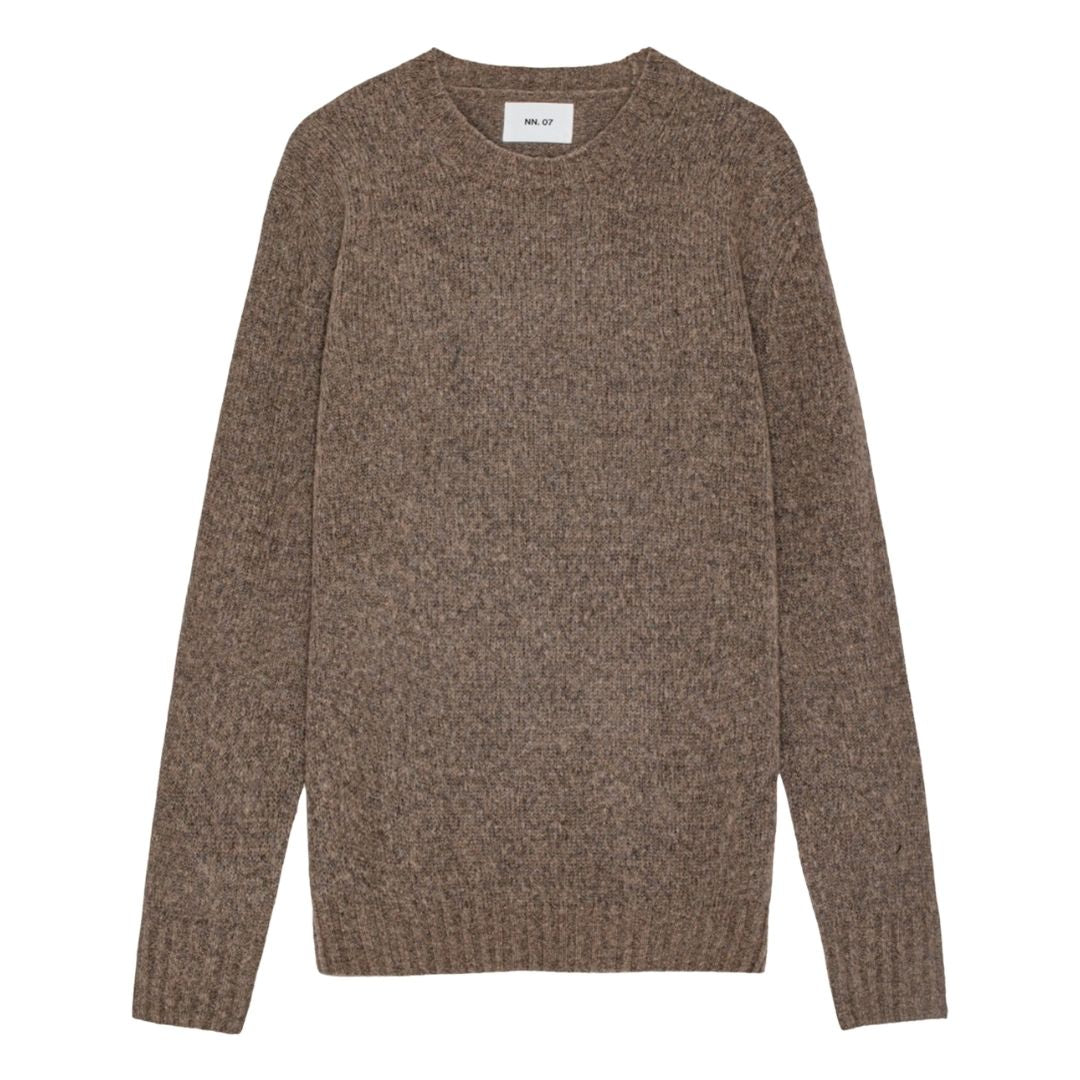 NN07 Lee Crew Neck Merino Knit - Tarmac