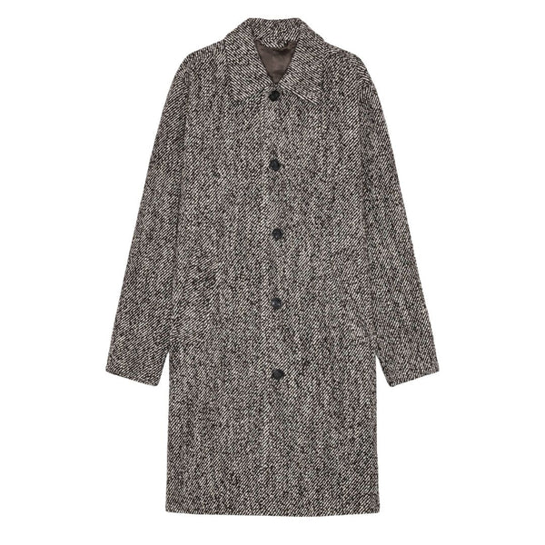 NN07 Franco Coat - Grey/Brown