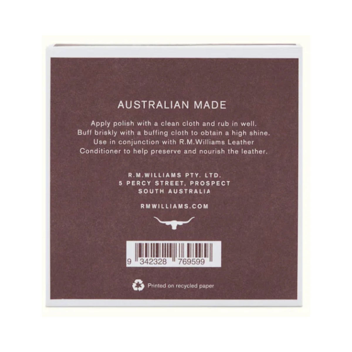 R.M. Williams Stockmans Boot Polish - Chestnut Brown