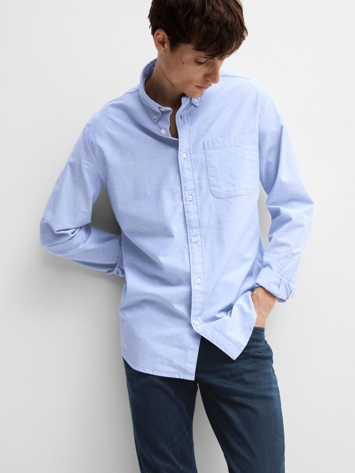 Selected Homme Oxford Shirt - Light Blue