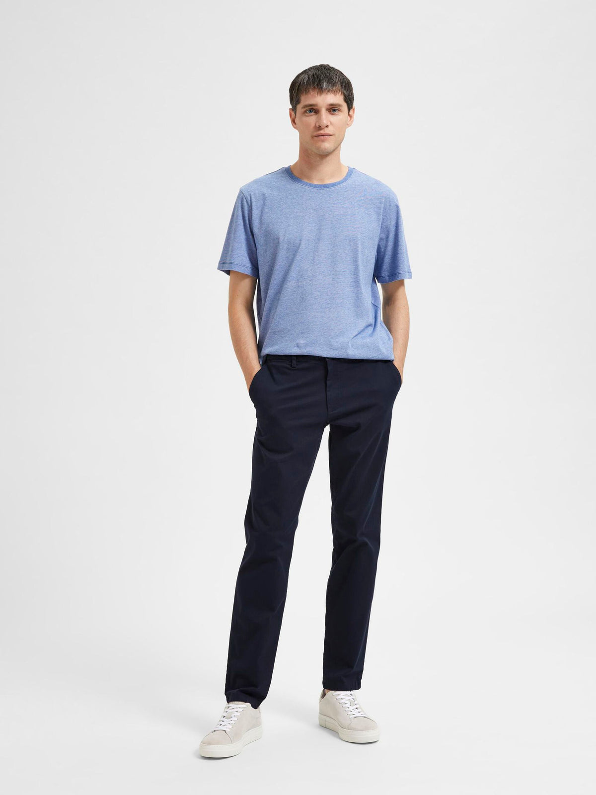 Selected Homme 175 Slim Fit Flex Chinos - Navy