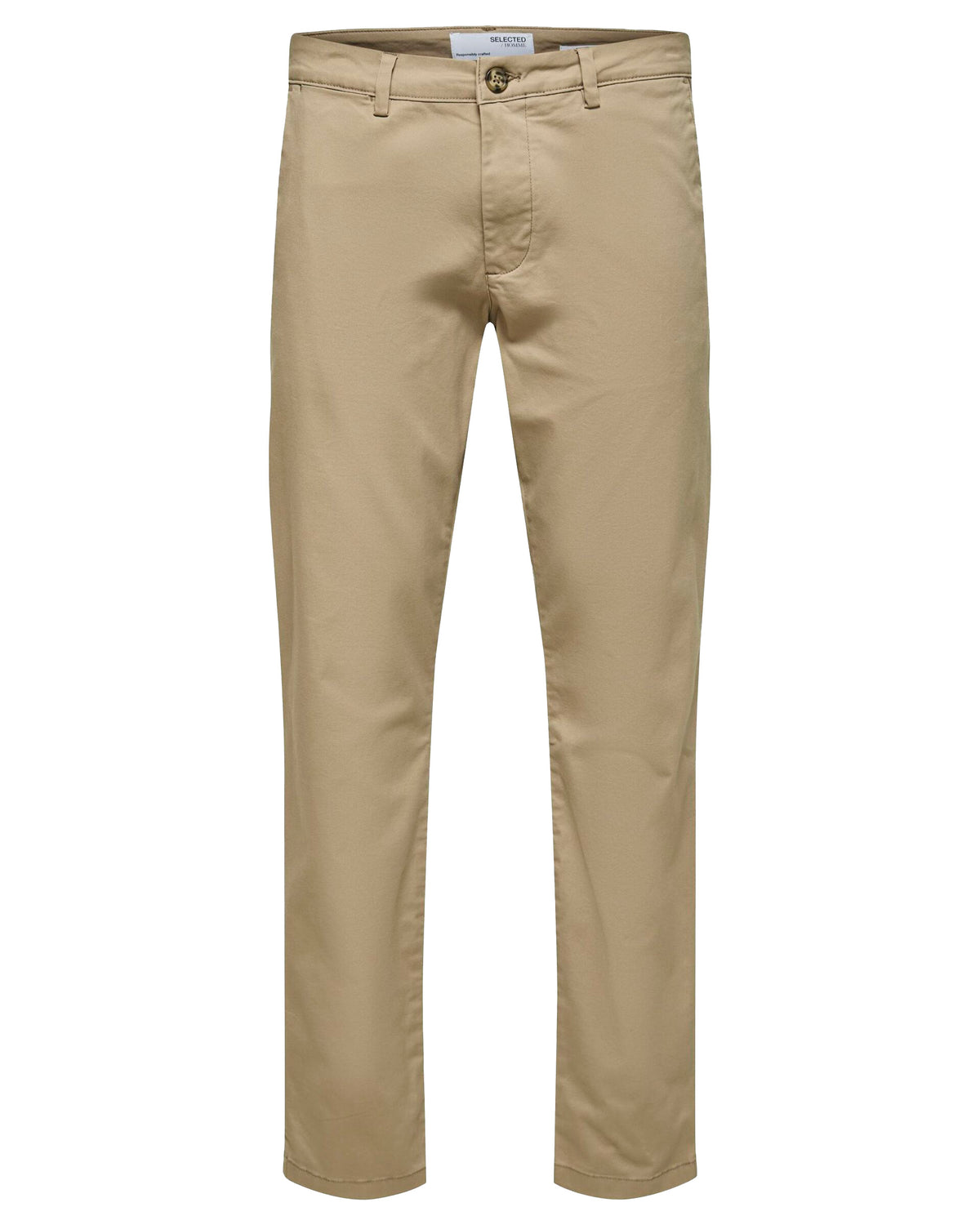 Selected Homme 175 Slim Fit Flex Chinos - Beige