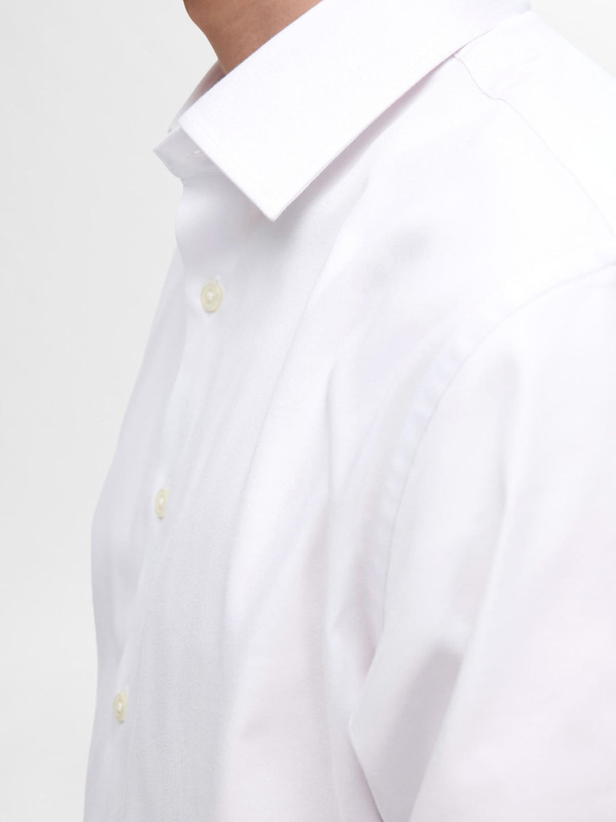 Selected Homme Slim Fit Stretch Shirt - White