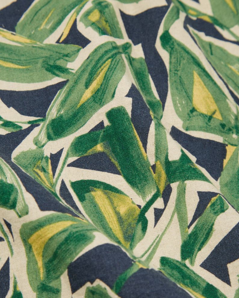 Universal Works Minari Shirt - Navy/Green