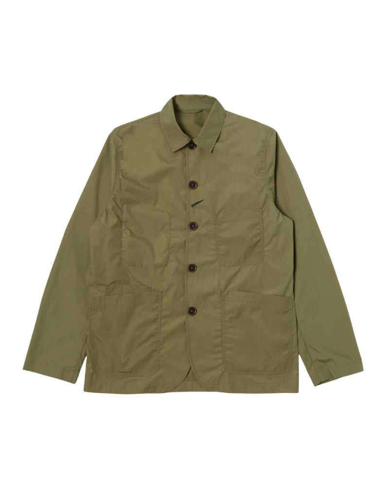 Universal Works Bakers C Jacket/Overshirt - Olive