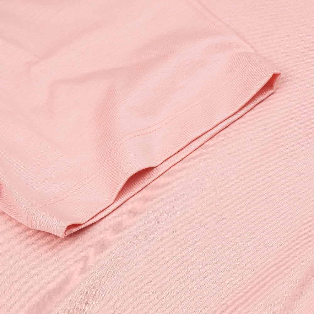 Boss Black Thompson Mercerised Cotton T-Shirt - Pink