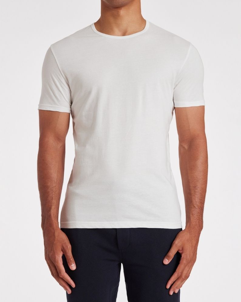Paul Smith 3-Pack Organic Cotton Crew-Neck T-Shirts – White
