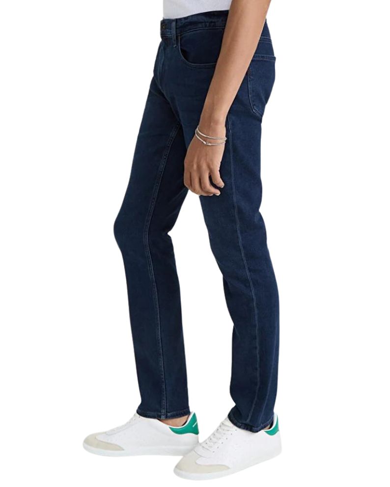 PAIGE Federal Jenkins Slim Straight Jeans - Dark Blue