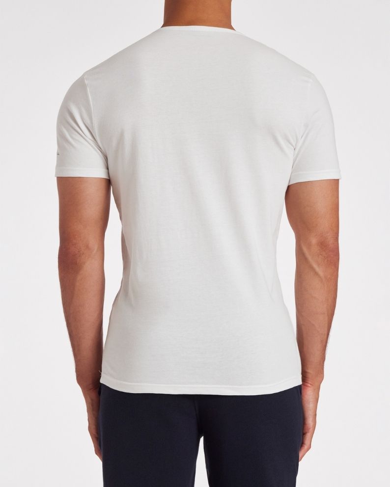 Paul Smith 3-Pack Organic Cotton Crew-Neck T-Shirts – White