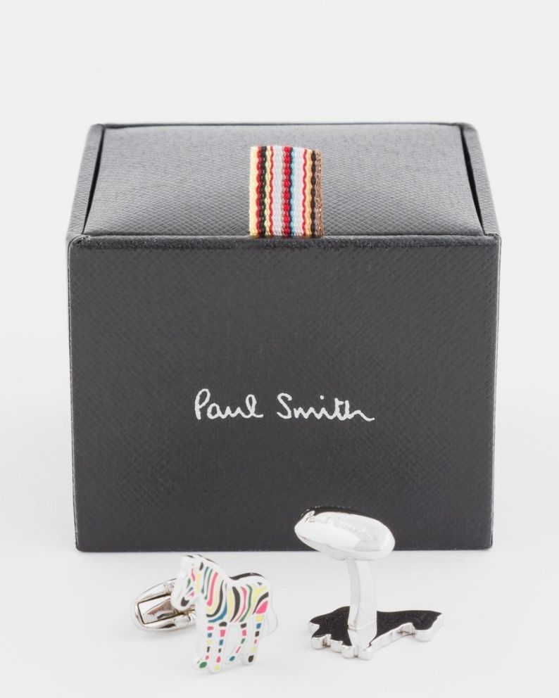 Paul Smith Men's Cufflink - Zebra