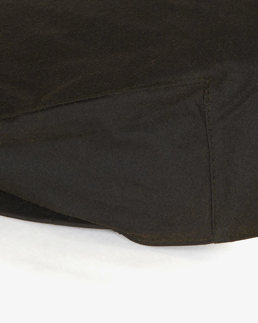 Barbour Waxed Flat Cap - Olive
