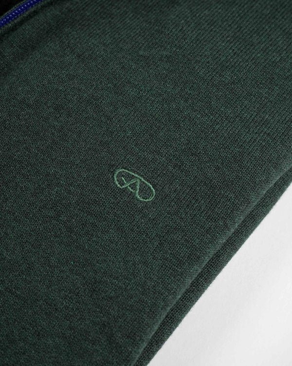 Andre 'Tory' Half Zip - Forest Green