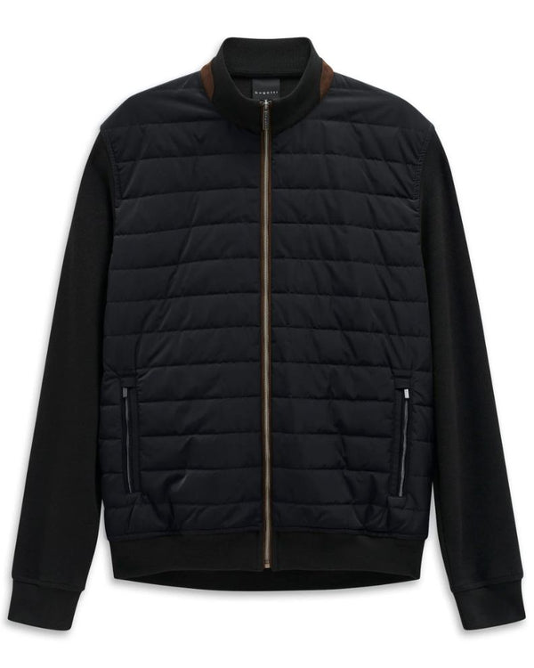 Bugatti Zip Thru Hybrid Jacket - Navy