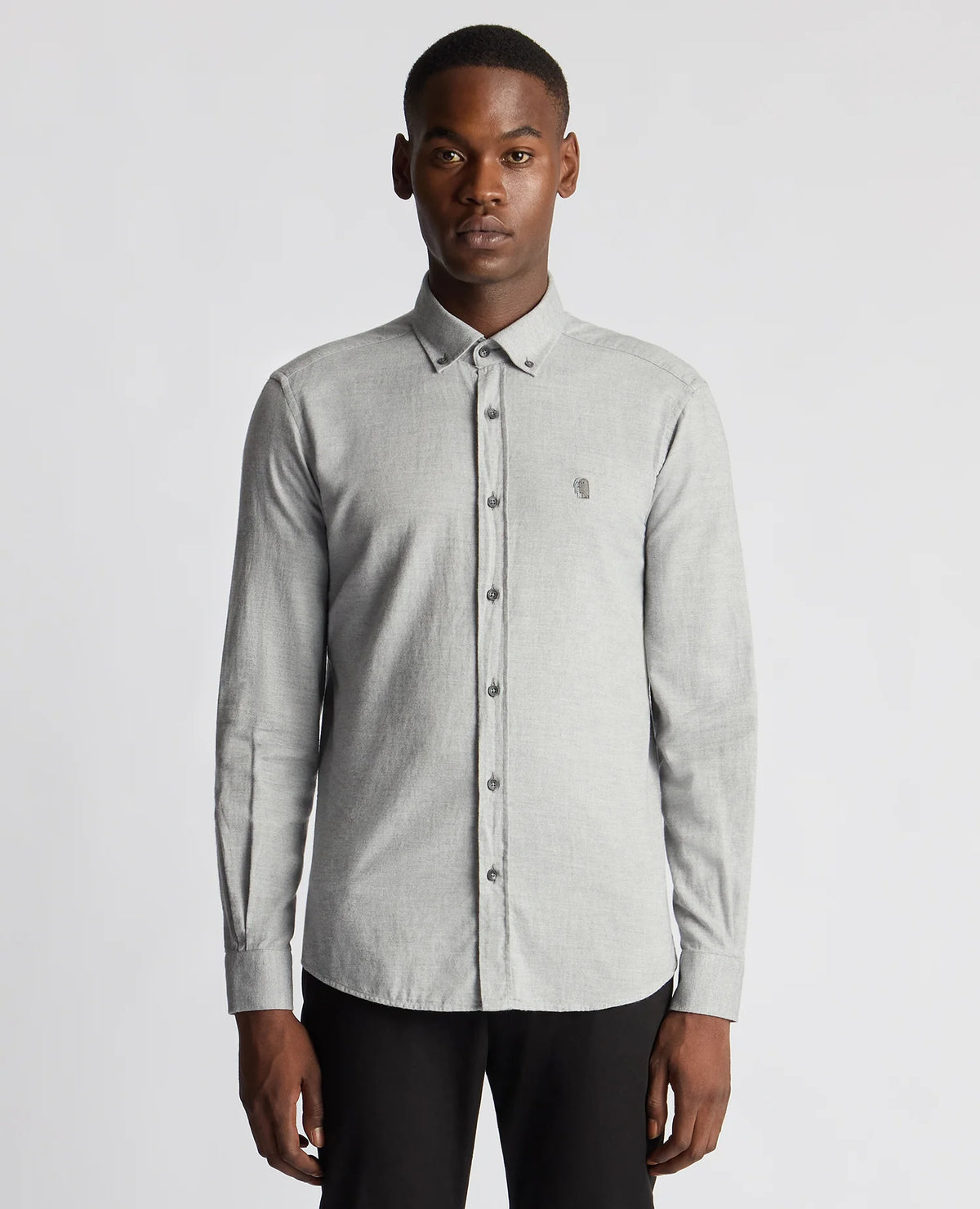 Remus Tapered Fit Casual Shirt - Grey