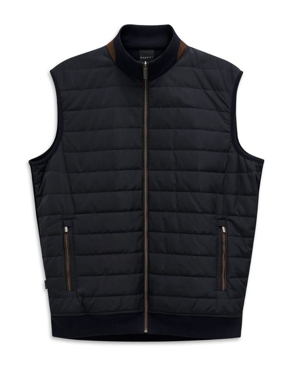 Bugatti Zip Thru Gilet - Navy