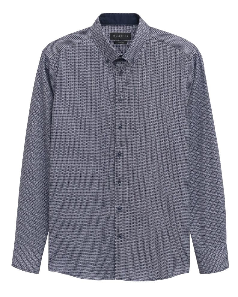 Bugatti Casual Shirt - Blue/Pink
