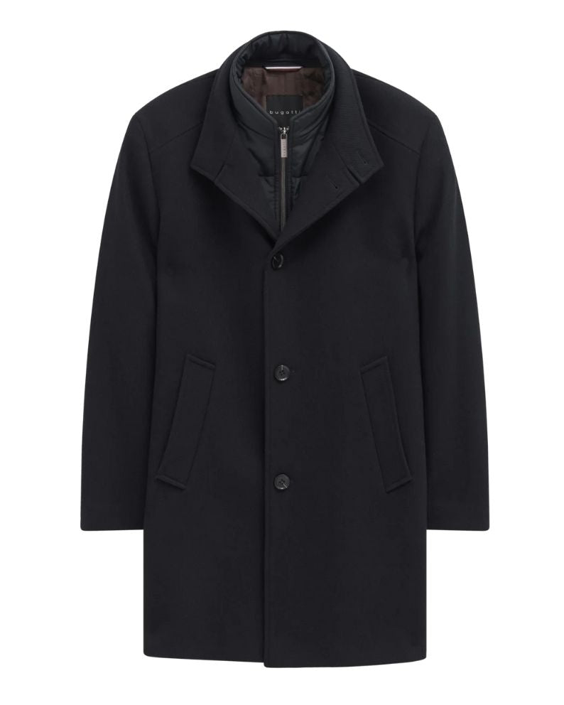 Bugatti Wool Coat - Navy