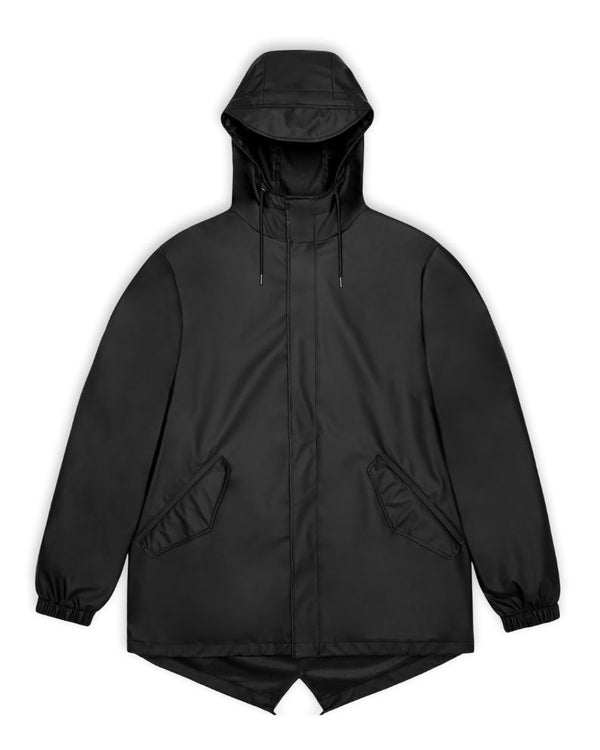 Rains Fishtail Jacket W3 - Black