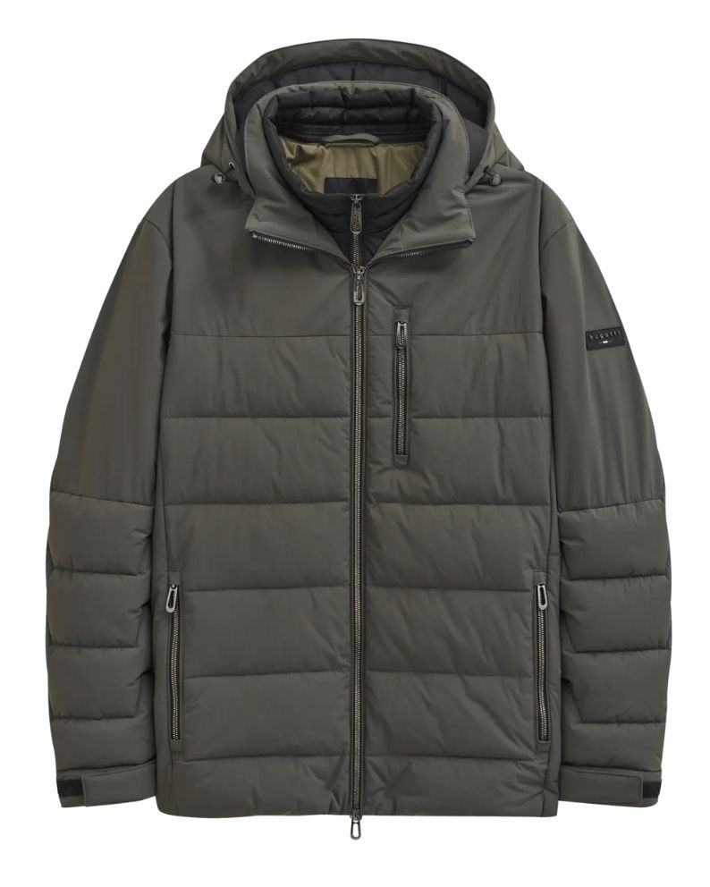 Bugatti Hooded Jacket - Grey