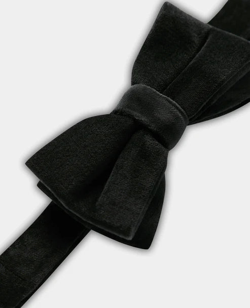 Remus Uomo Black Bow Tie - Black