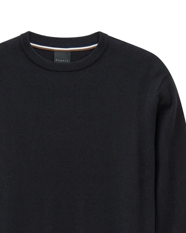 Bugatti Crew Neck Sweater - Navy