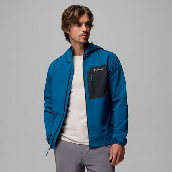Columbia Tall Heights™ III Hooded Softshell - Blue