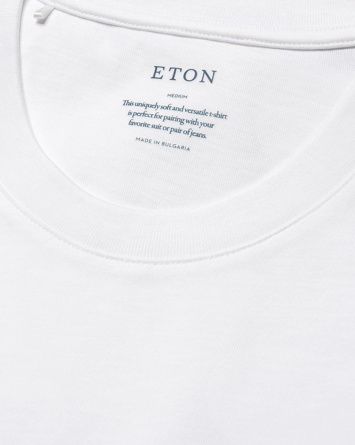 Eton Single Jersey Supima Cotton T-shirt - White