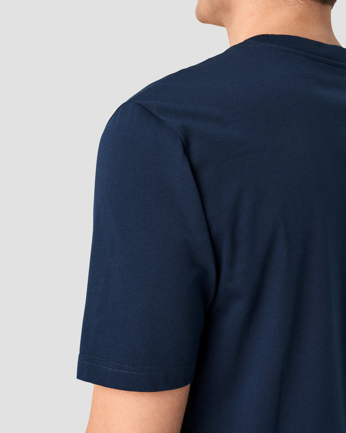 Eton Single Jersey Supima Cotton T-shirt - Navy Blue