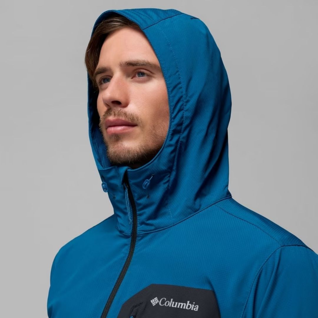Columbia Tall Heights™ III Hooded Softshell - Blue