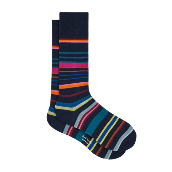 Paul Smith Sock Lewis Merc Stripe - Blue