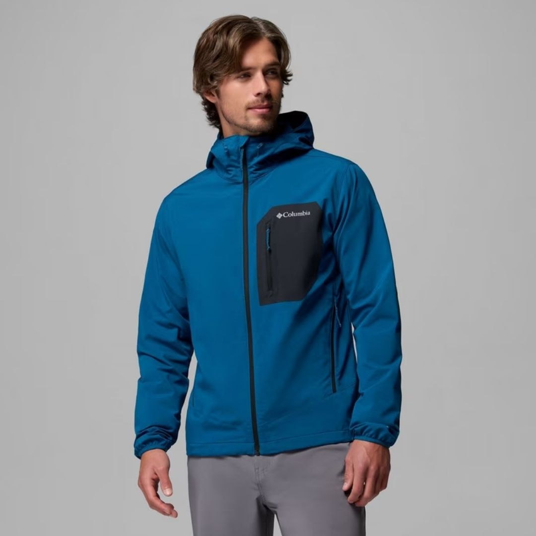Columbia Tall Heights™ III Hooded Softshell - Blue