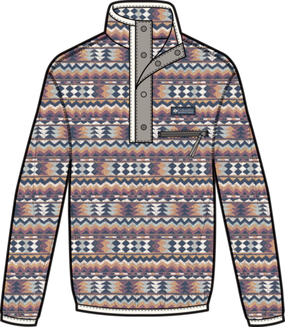 Columbia Helvetia™ II Printed Half Snap Fleece - MULTI
