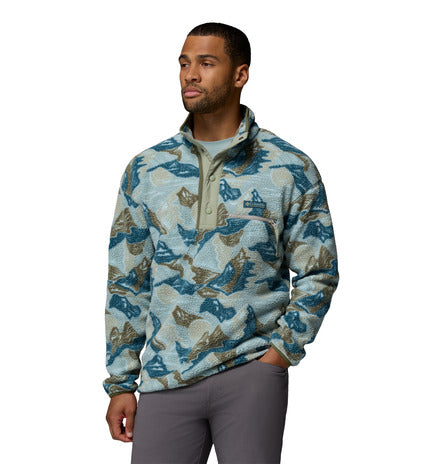 Columbia Helvetia™ II Printed Half Snap Fleece - Green