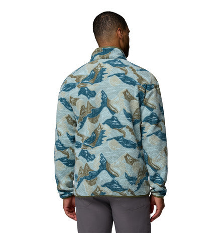 Columbia Helvetia™ II Printed Half Snap Fleece - Green