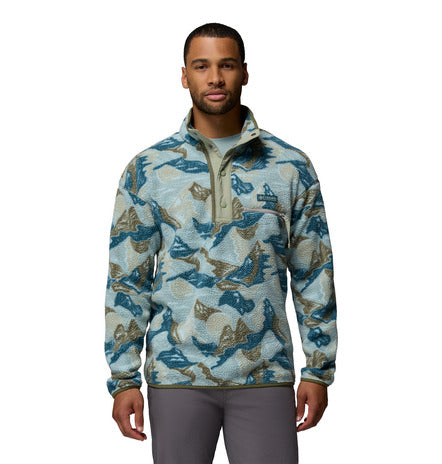 Columbia Helvetia™ II Printed Half Snap Fleece - Green