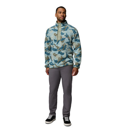 Columbia Helvetia™ II Printed Half Snap Fleece - Green