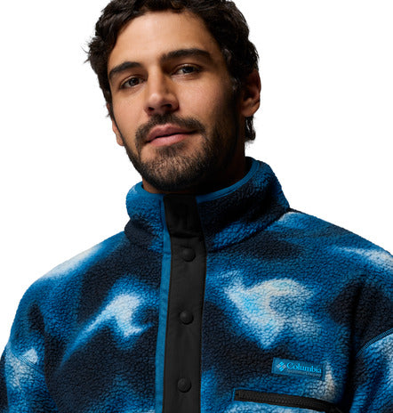 Columbia Helvetia™ II Printed Half Snap Fleece - Blue