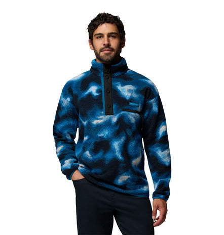 Columbia Helvetia™ II Printed Half Snap Fleece - Blue