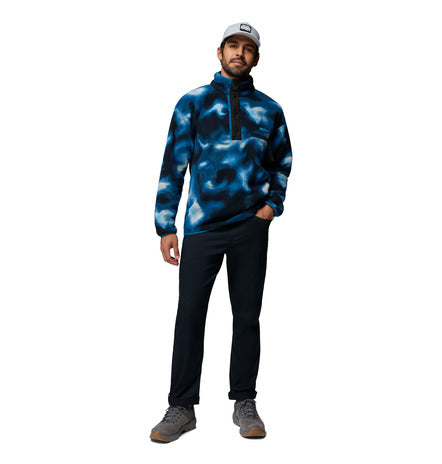 Columbia Helvetia™ II Printed Half Snap Fleece - Blue
