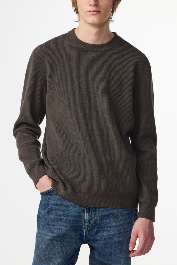 NN07 Danny Crew Neck Knit - Dark Green