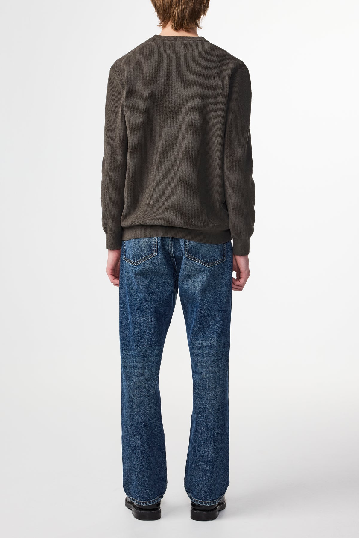 NN07 Danny Crew Neck Knit - Dark Green