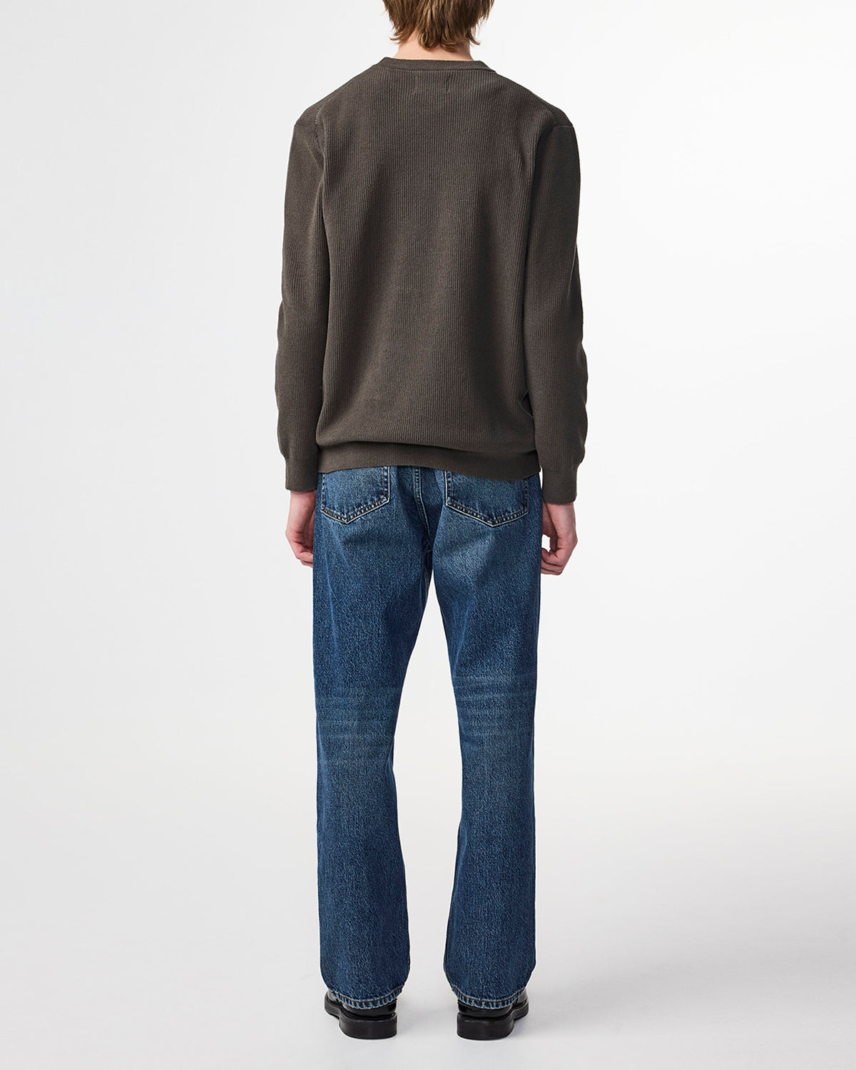 NN07 Danny Crew Neck Knit - Dark Green