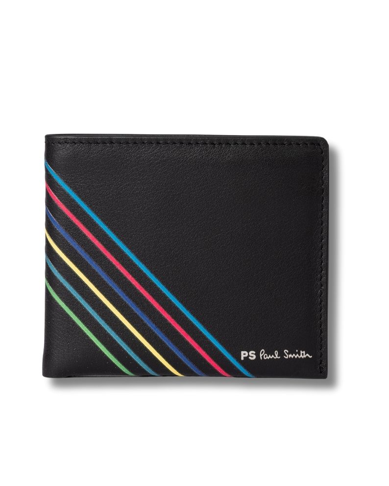 Paul Smith Men's Leather Wallet Billfold - Black
