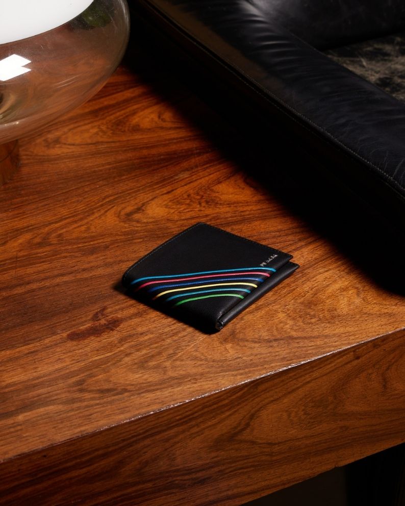 Paul Smith Men's Leather Wallet Billfold - Black