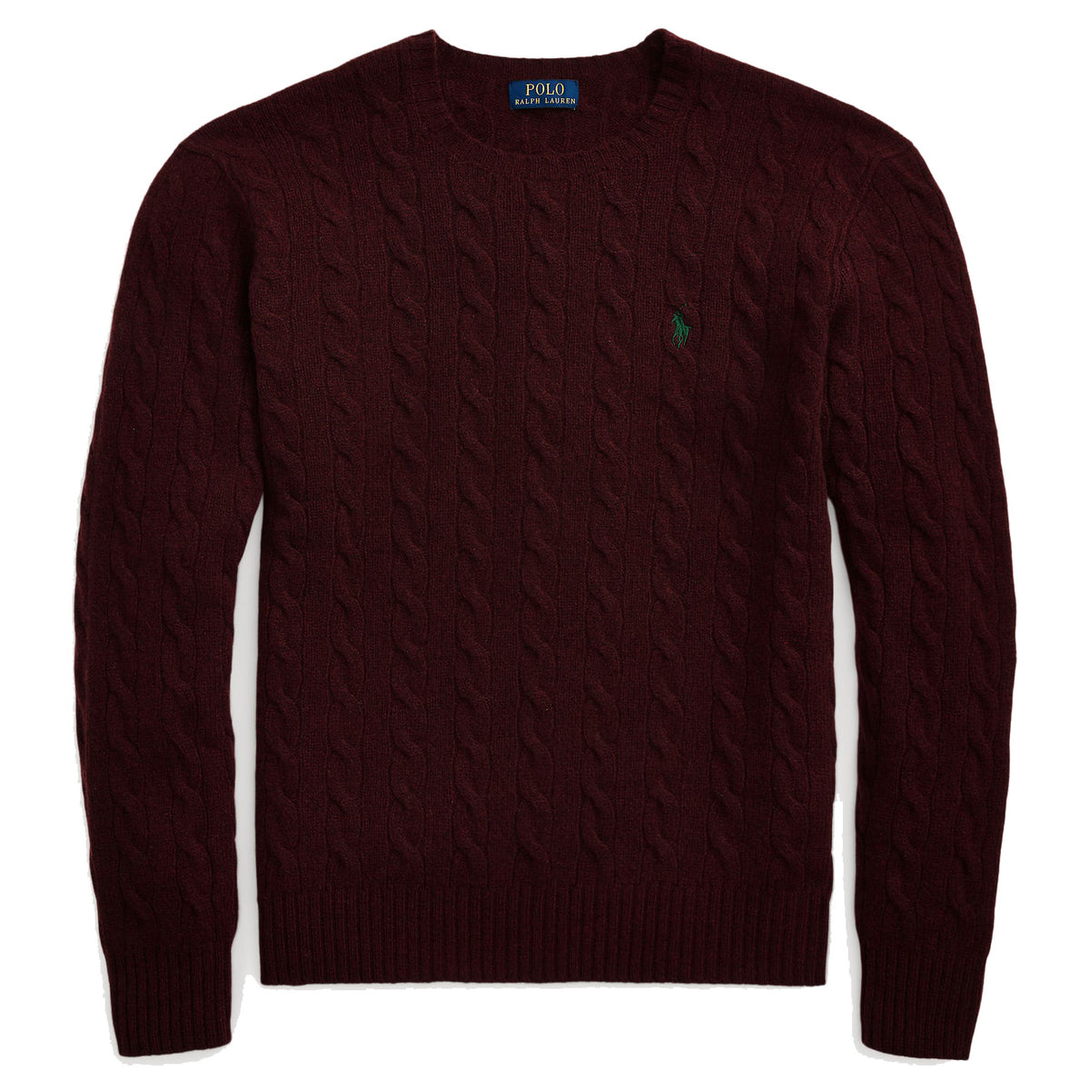 Burgundy 2025 polo sweater