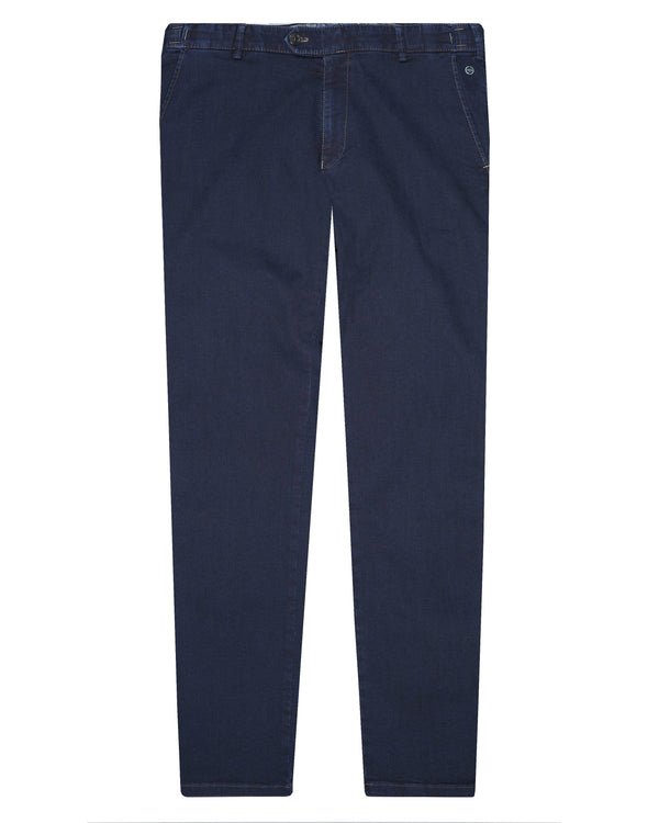 Meyer Hosen 'Oslo' Trousers - Blue Denim