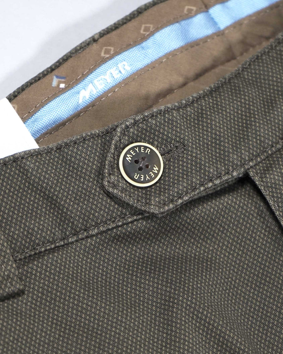 Meyer Oslo Chino Trousers – Brown