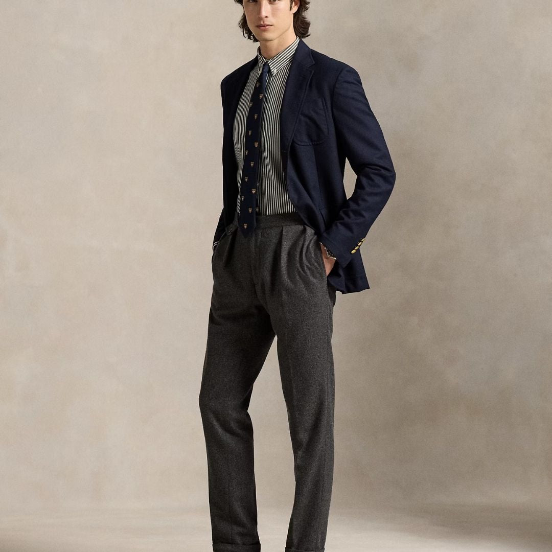 Polo Ralph Lauren Slim Fit Striped Stretch Poplin Shirt - Green