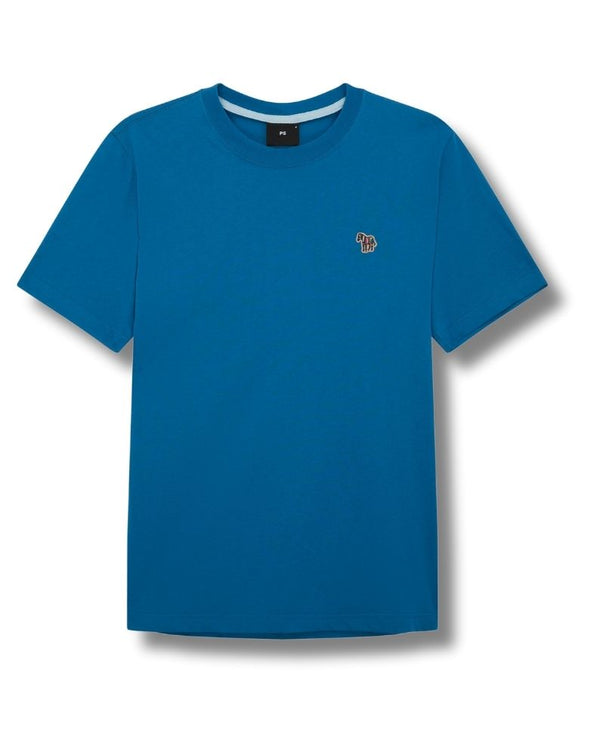 Paul Smith Men's Reg Fit SS Zebra T-Shirt - Blue
